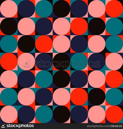Geometry minimalistic artwork poster with simple shapes and figures. Abstract vector pattern design in Scandinavian style for branding, web banner, business, fashion, prints on fabric