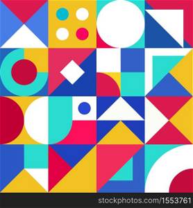 Geometry minimalistic background with simple shape and figure. Abstract pattern design in Memphis style. Wallpapers for your website.. Geometry minimalistic background with simple shape and figure. Abstract vector pattern design in Memphis style.