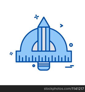 Geometry scale icon design vector