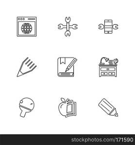 geometry , science , education , studies , physics , chemsitry , studies , code , awards , prizes , trophy , icon, vector, design,  flat,  collection, style, creative,  icons
