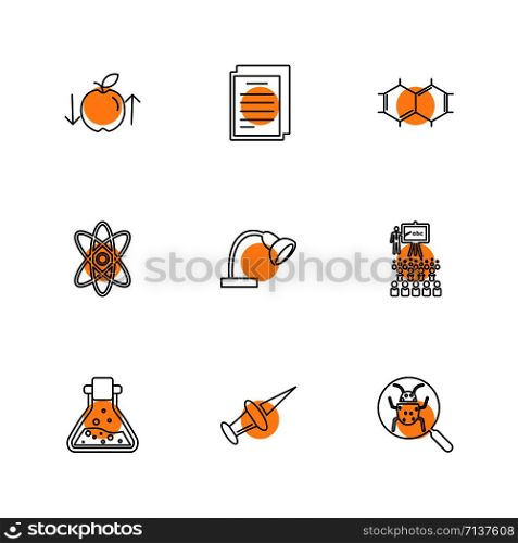 geometry , science , education , studies , physics , chemsitry , studies , code , awards , prizes , trophy , icon, vector, design, flat, collection, style, creative, icons
