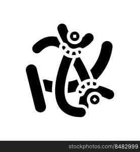 germ bacteria virus glyph icon vector. germ bacteria virus sign. isolated symbol illustration. germ bacteria virus glyph icon vector illustration