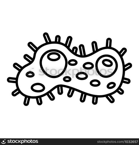 Germ icon. Outline germ vector icon for web design isolated on white background. Germ icon, outline style
