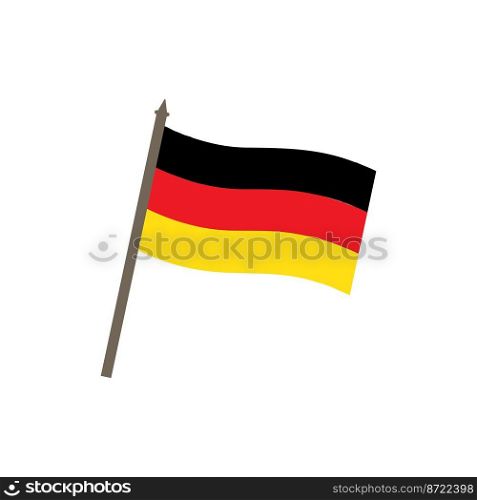 german flag icon vector illustration logo design