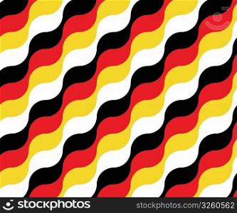German flag seamless wrapping pattern
