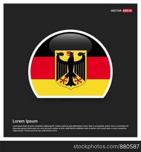 Germany flag design vector