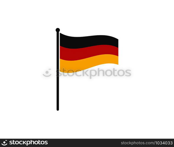 germany flag vector illustration design template