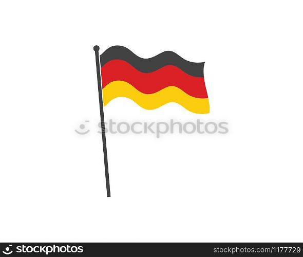 germany flag vector illustration design template