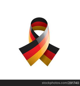 Germany flag, vector illustration on a white background.. Germany flag, vector illustration on a white background