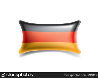 Germany flag, vector illustration on a white background.. Germany flag, vector illustration on a white background