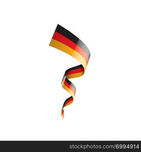 Germany flag, vector illustration on a white background.. Germany flag, vector illustration on a white background