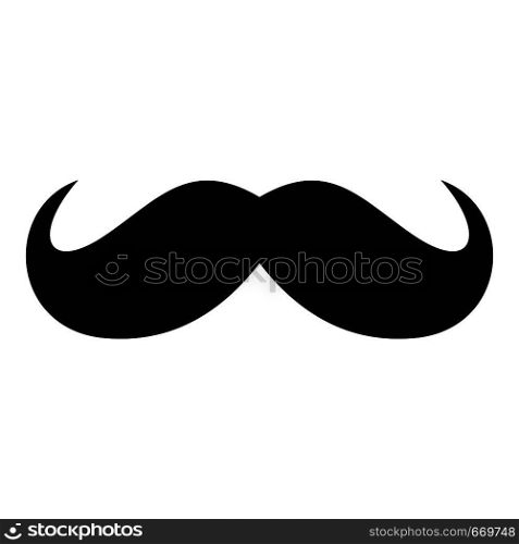 Germany mustache icon. Simple illustration of germany mustache vector icon for web. Germany mustache icon, simple style.