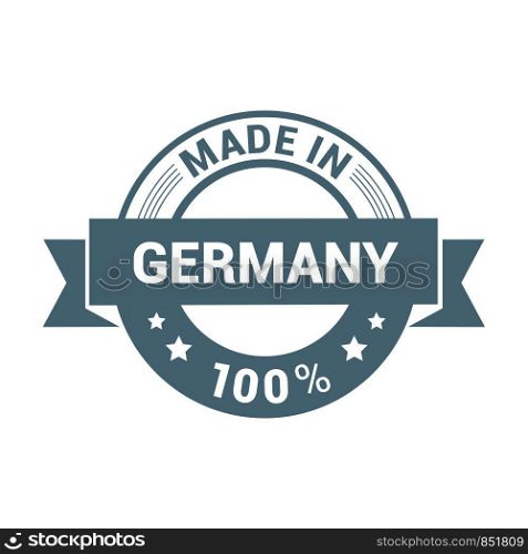 Germany stamp design vector