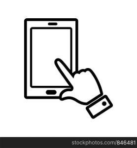 gesture - touch screen icon vector design template