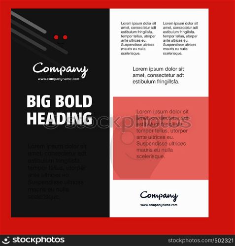 Ghost Business Company Poster Template. with place for text and images. vector background