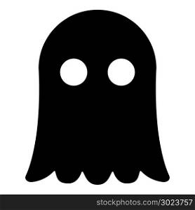 Ghost icon black color