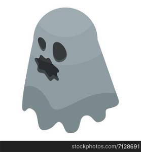 Ghost icon. Isometric of ghost vector icon for web design isolated on white background. Ghost icon, isometric style