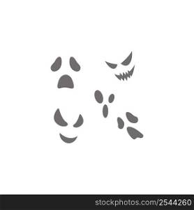 Ghost logo icon design illustration template vector