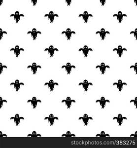 Ghost pattern. Simple illustration of ghost vector pattern for web. Ghost pattern, simple style