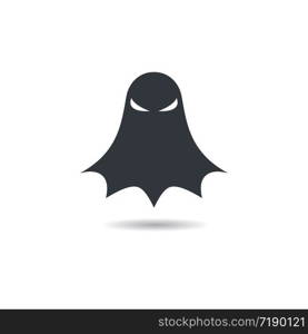 Ghost vector icon illustration design