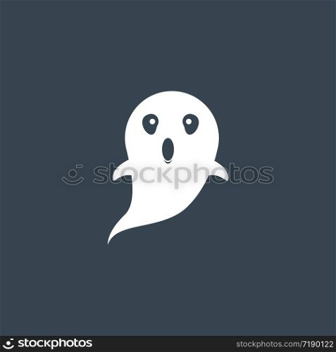 Ghost vector icon illustration design