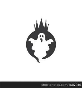 ghost vector icon illustration design template