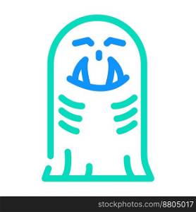 ghoul ghost color icon vector. ghoul ghost sign. isolated symbol illustration. ghoul ghost color icon vector illustration