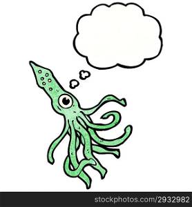 giant squid cartoon