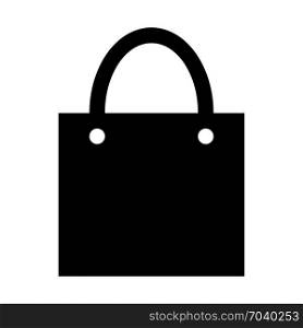 Gift bag - online shopping, icon on isolated background