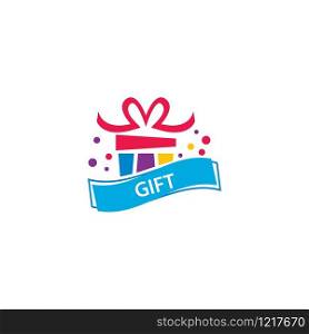 Gift Box, gift shop logo icon Vector design