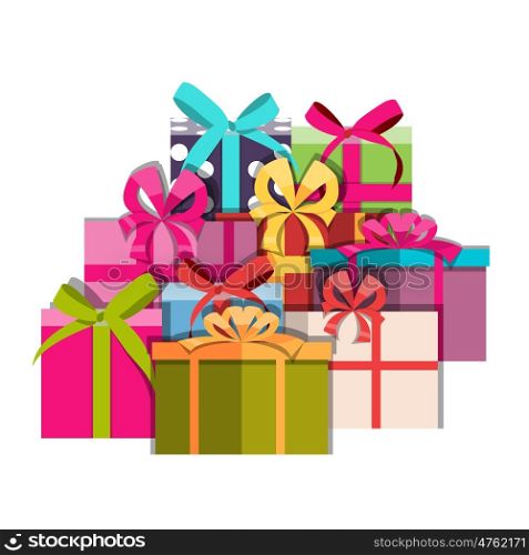 Gift Box Holiday Background Vector Illustration EPS10. Gift Box Holiday Background Vector Illustration