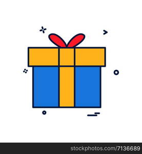 gift box icon vector design