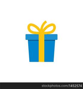 gift box logo vector icon design