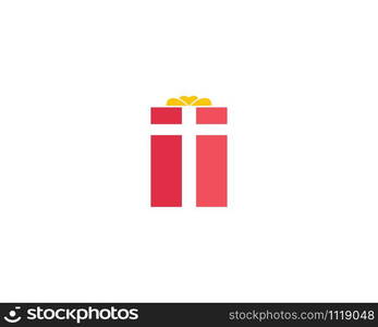 Gift Box logo vector icon template