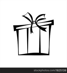 Gift Box, Present Box Vector Art Illustration