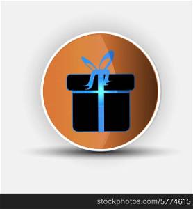 Gift box ? Vector icon
