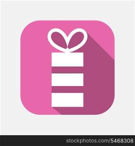 Gift box with a bow icon