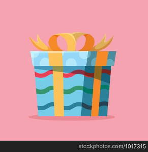 gift boxes with a bow vector illustration