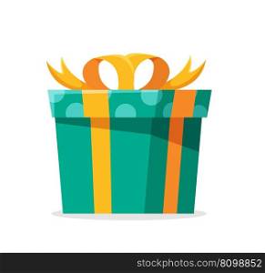 gift boxes with a bow vector illustration