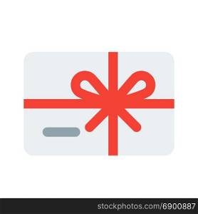 gift card, icon on isolated background