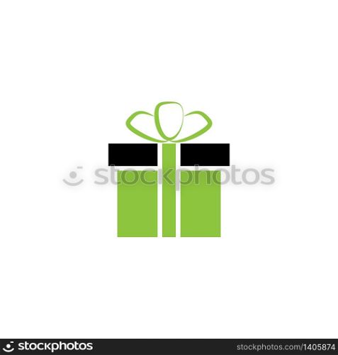 Gift icon, logo design template