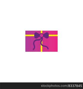 Gift icon logo vector design