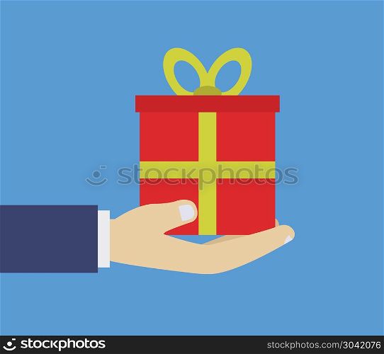 gift in hand