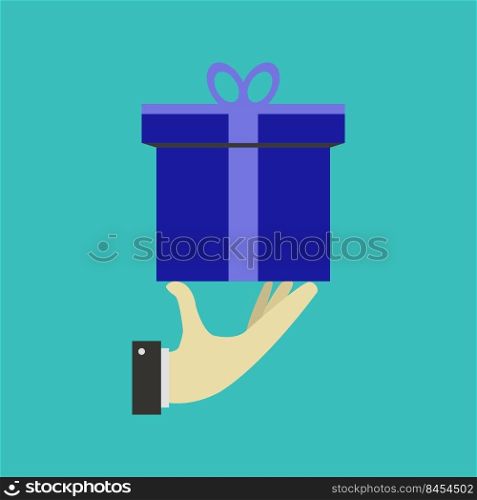 Gift in hand