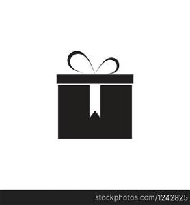 Gift logo template vector illustration