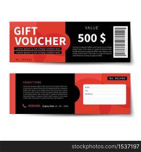 gift voucher discount template design