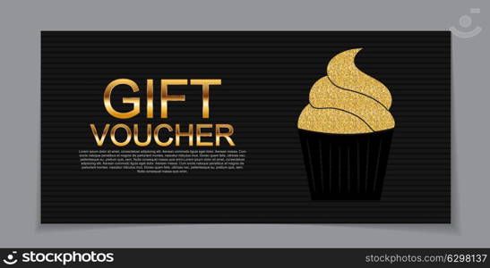 Gift Voucher Template for Discount Coupon Vector Illustration EPS10. Gift Voucher Template for Discount Coupon Vector Illustration