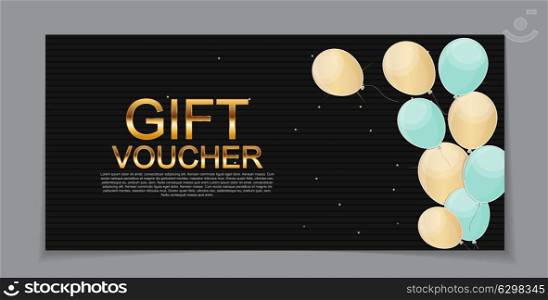 Gift Voucher Template for Discount Coupon Vector Illustration EPS10. Gift Voucher Template for Discount Coupon Vector Illustration