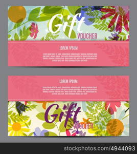 Gift Voucher Template For Your Business. Vector Illustration EPS10. Gift Voucher Template For Your Business. Vector Illustration