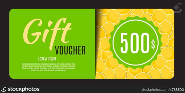 Gift Voucher Template Vector Illustration for Your Business EPS10. Gift Voucher Template Vector Illustration for Your Business